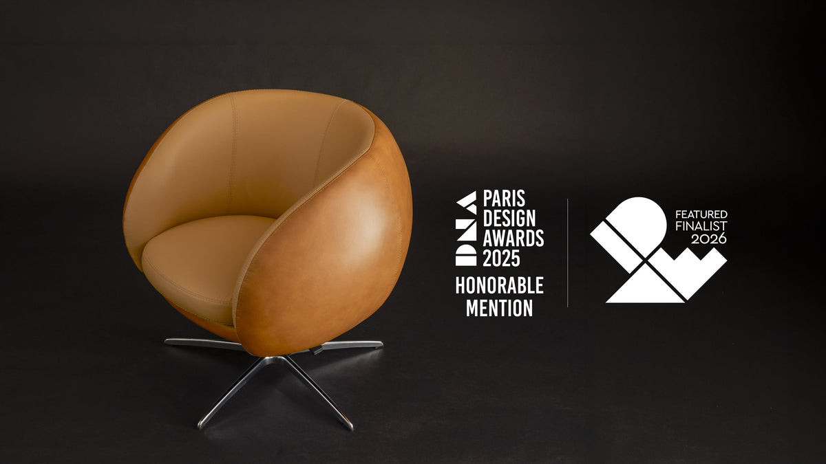 AREA’s chair A-29 “KABUTO” Recognized by Two International Design Awards