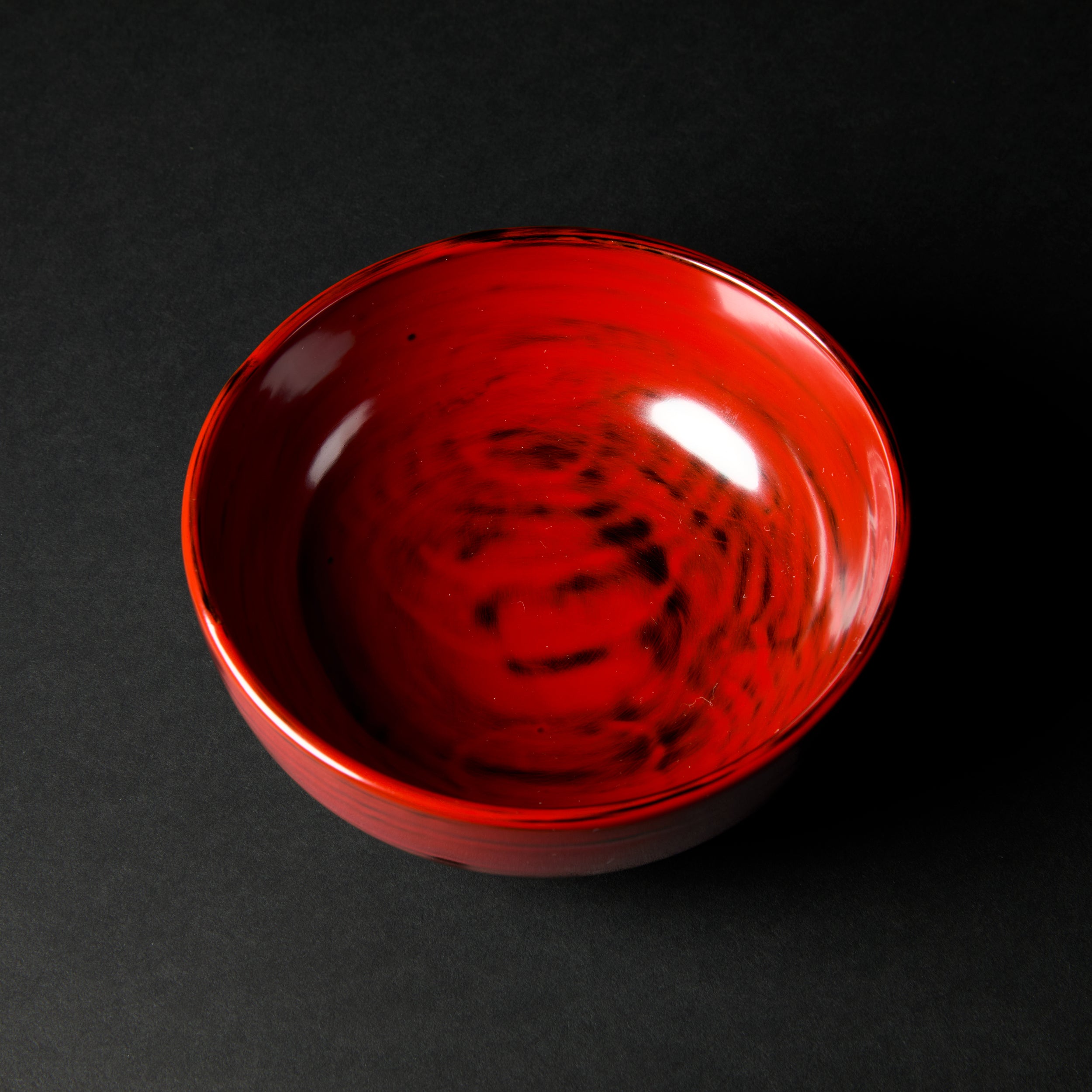 Negoro Lacquer: Black-Pattern Bowl