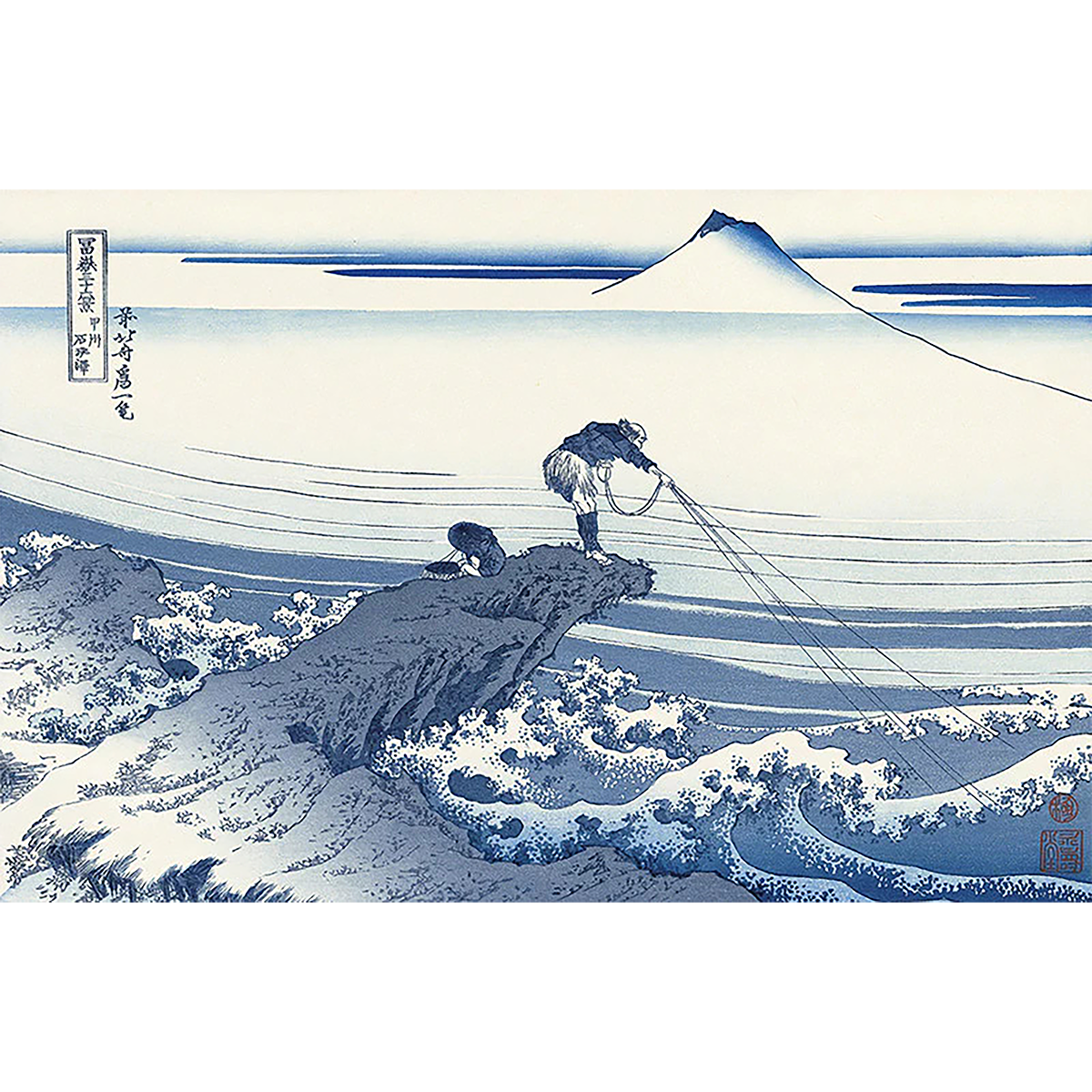 Hokusai "Kajikazawa in Kai Province" -Thirty-six Views of Mt.Fuji-