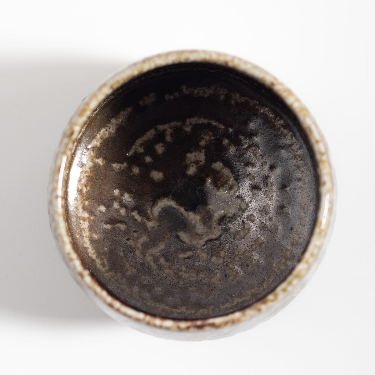 Mashiko Ware: Salt Glaze Brushed Tea Bowl