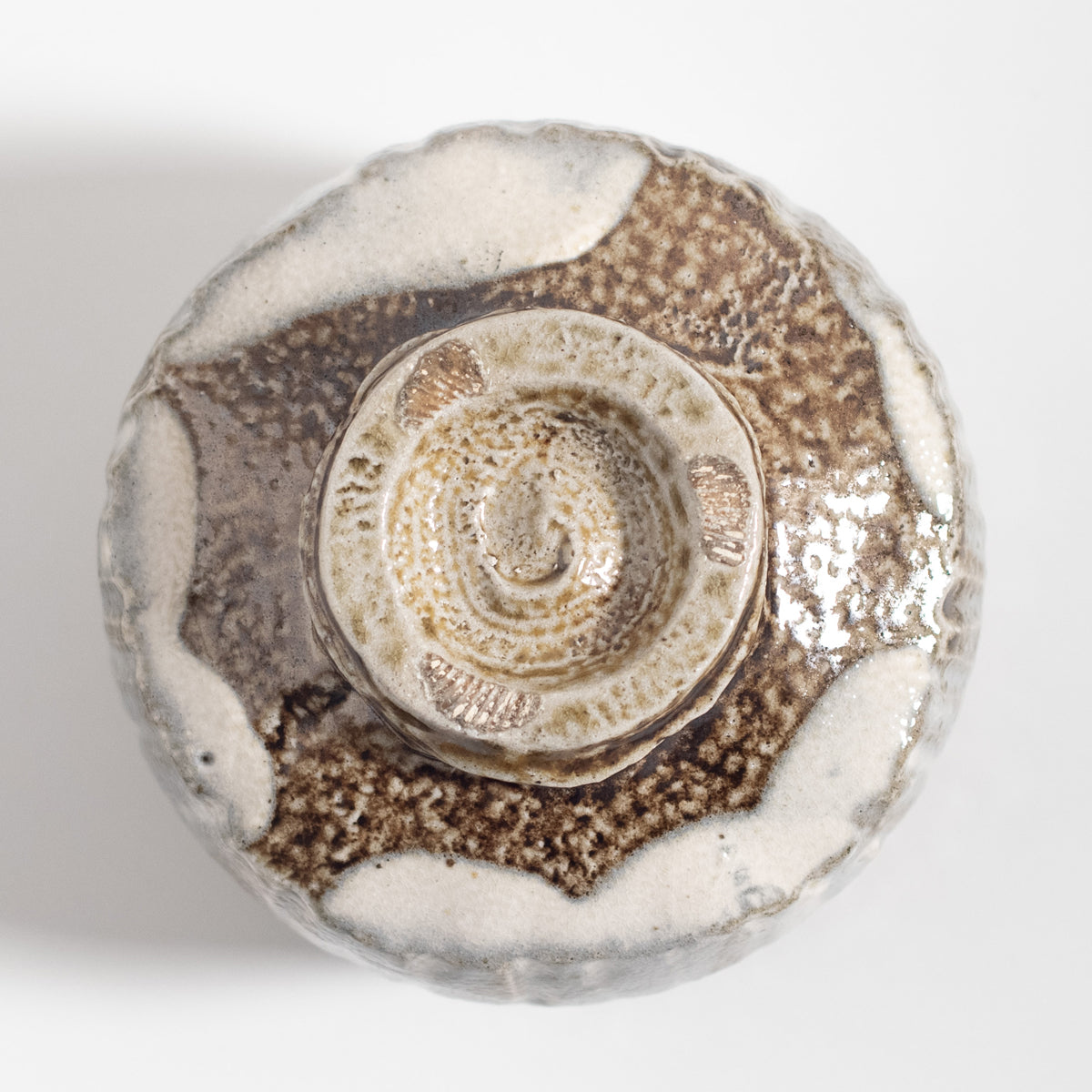 Mashiko Ware: Salt Glaze Brushed Tea Bowl