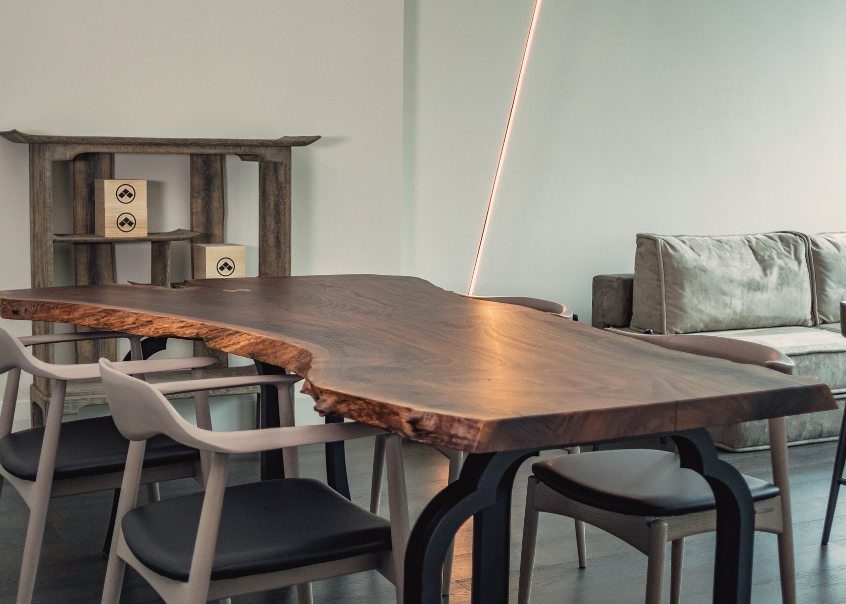 Dalle à bord naturel – Noyer C48 (s020)