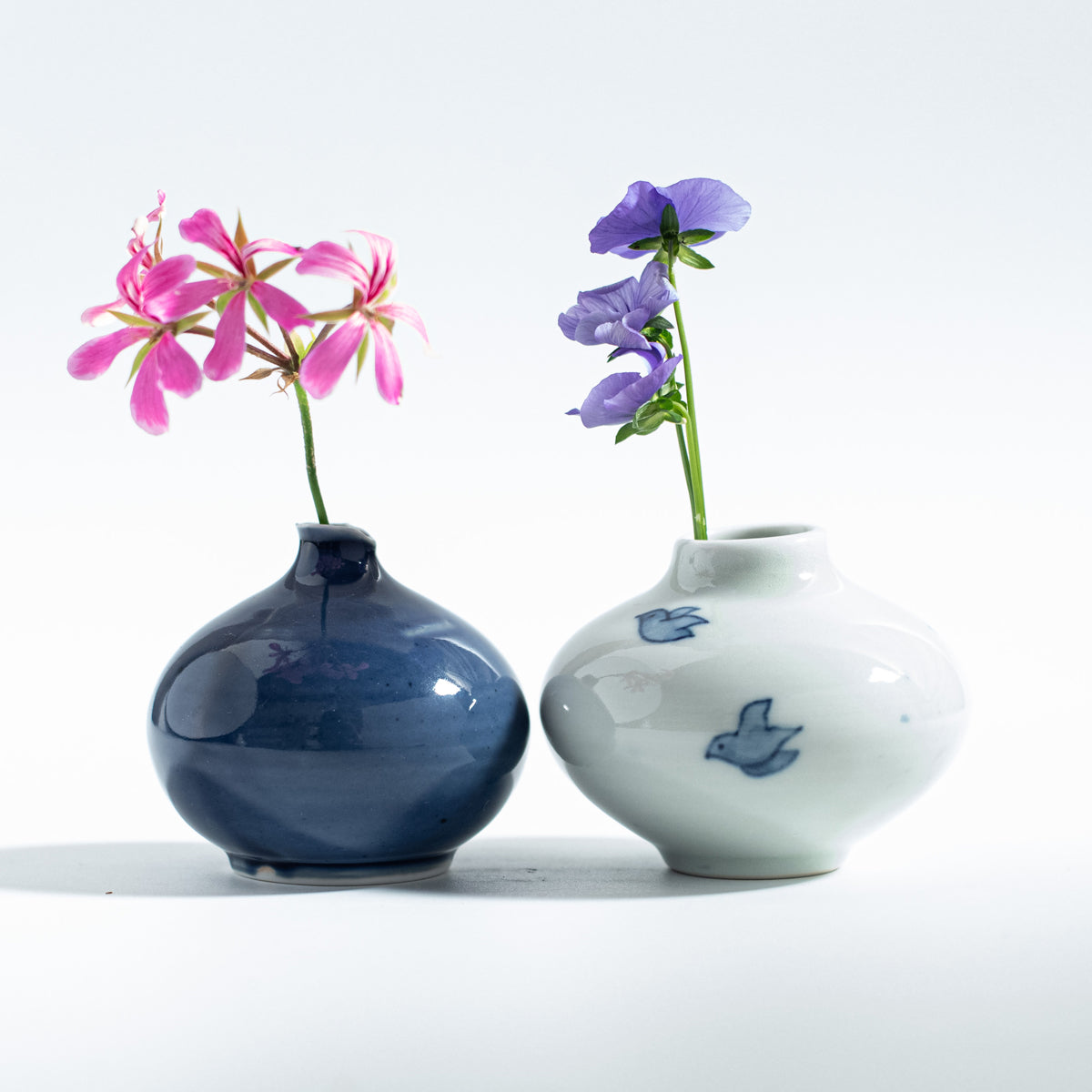 Arita Ware: Tear Bottle "Chidori"