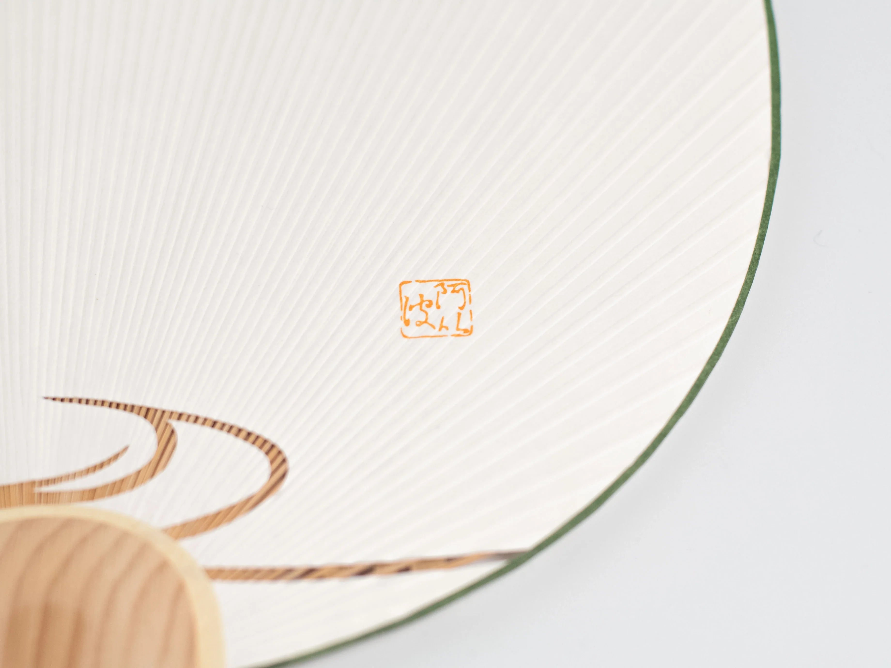 Kyo Uchiwa – Tombo rouge (Libellule) avec support