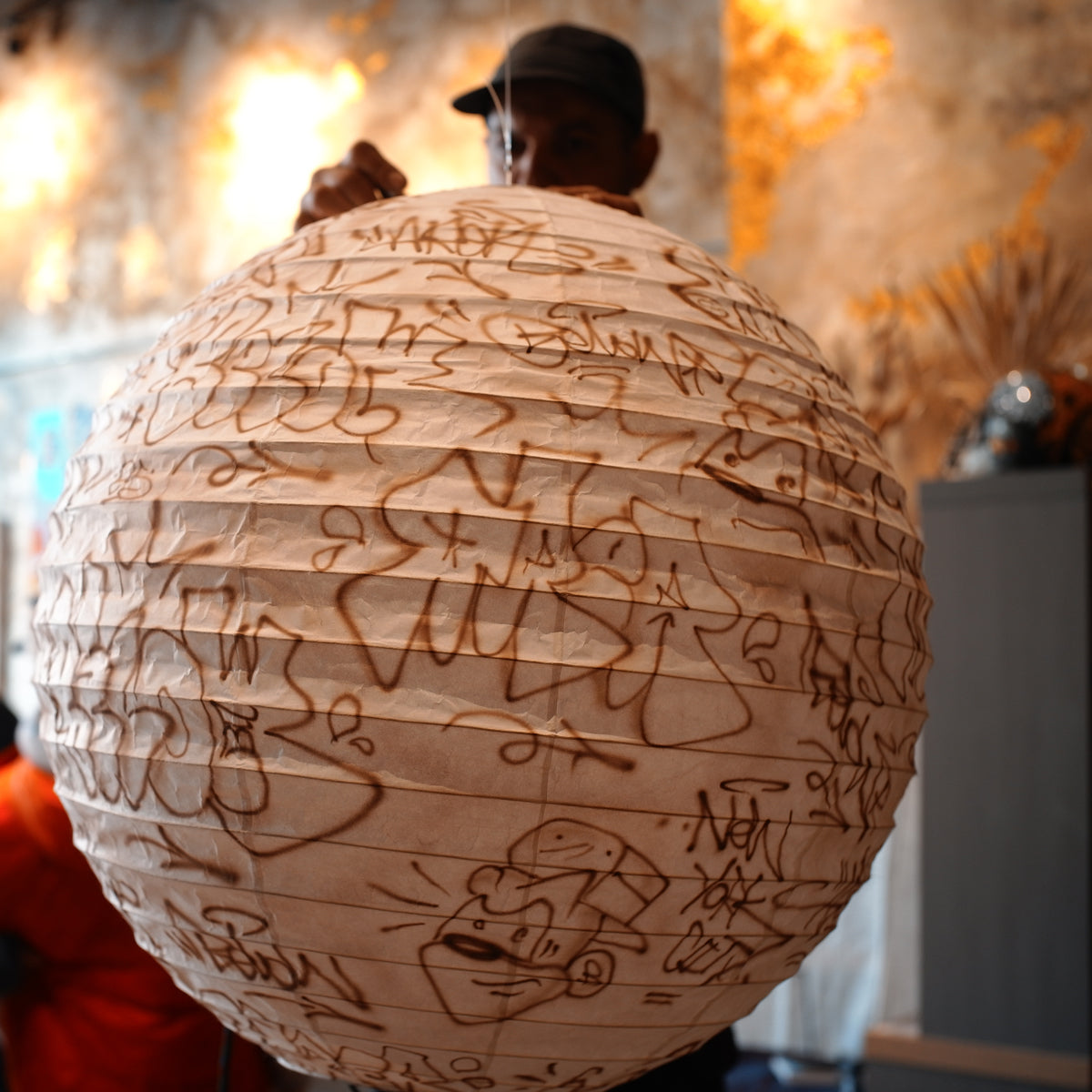 floor lamp HASHIRAMA – VANDALIZED Edition