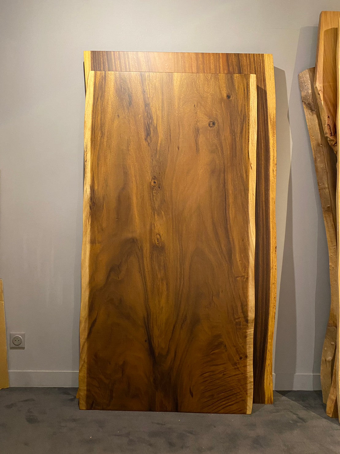 Live Edge Slab – Albizia saman, arbre de pluie (No.17)