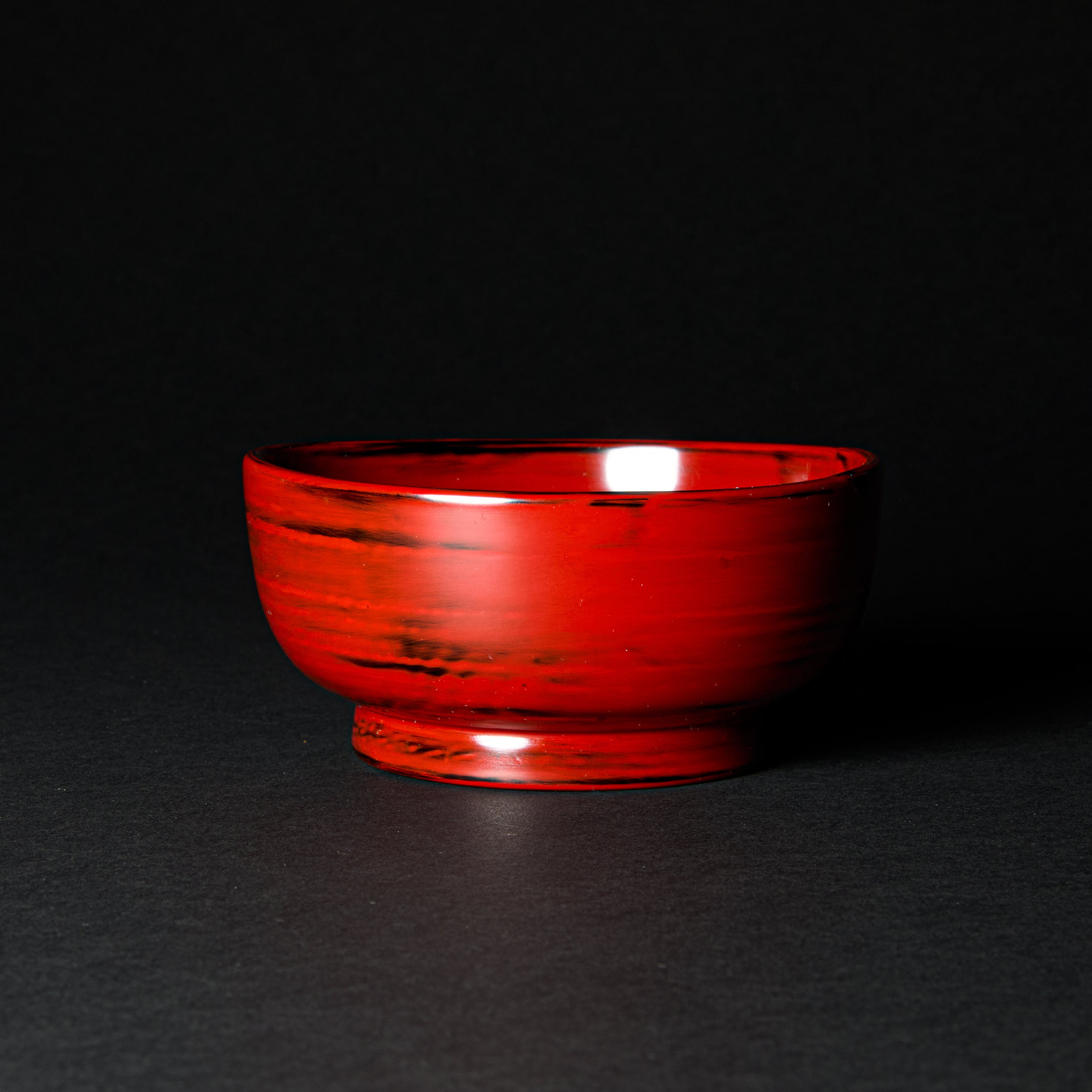Negoro Lacquer: Black-Pattern Bowl