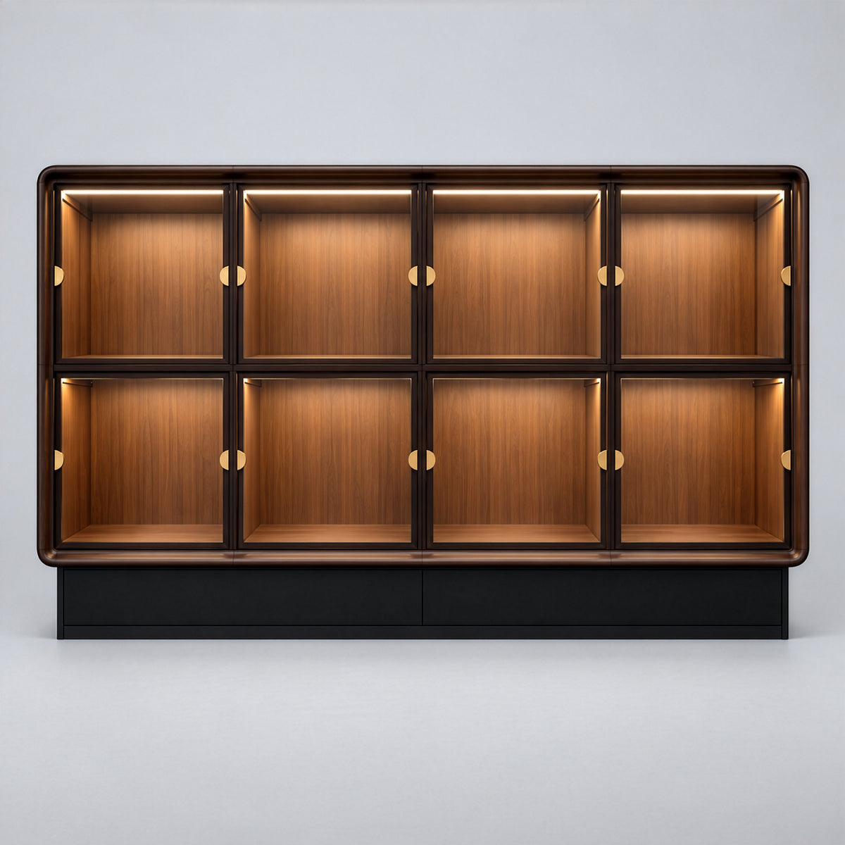 Vitrine à huit fenêtres [Modèle d'exposition] – 50 % de réduction