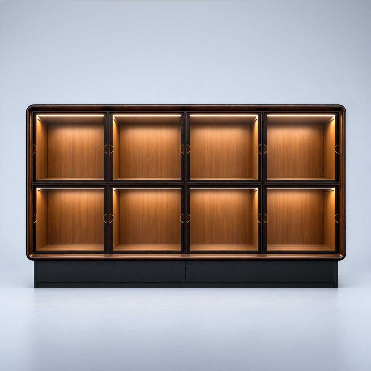 Vitrine à huit fenêtres [Modèle d'exposition] – 50 % de réduction