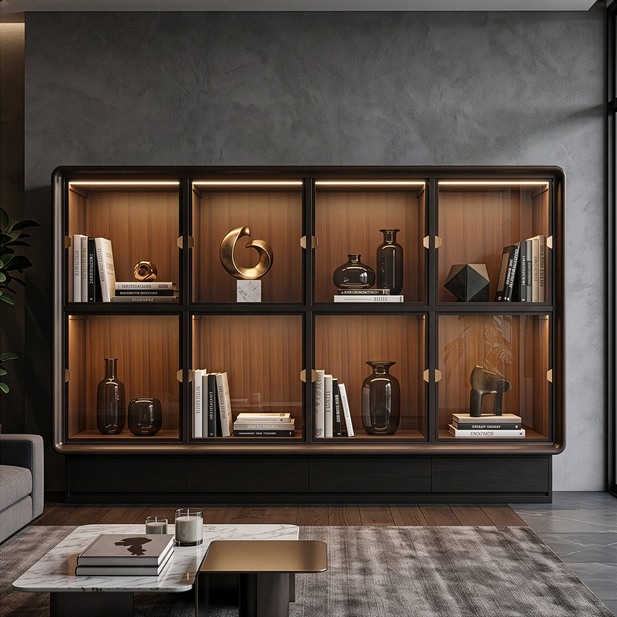 Vitrine à huit fenêtres [Modèle d'exposition] – 50 % de réduction