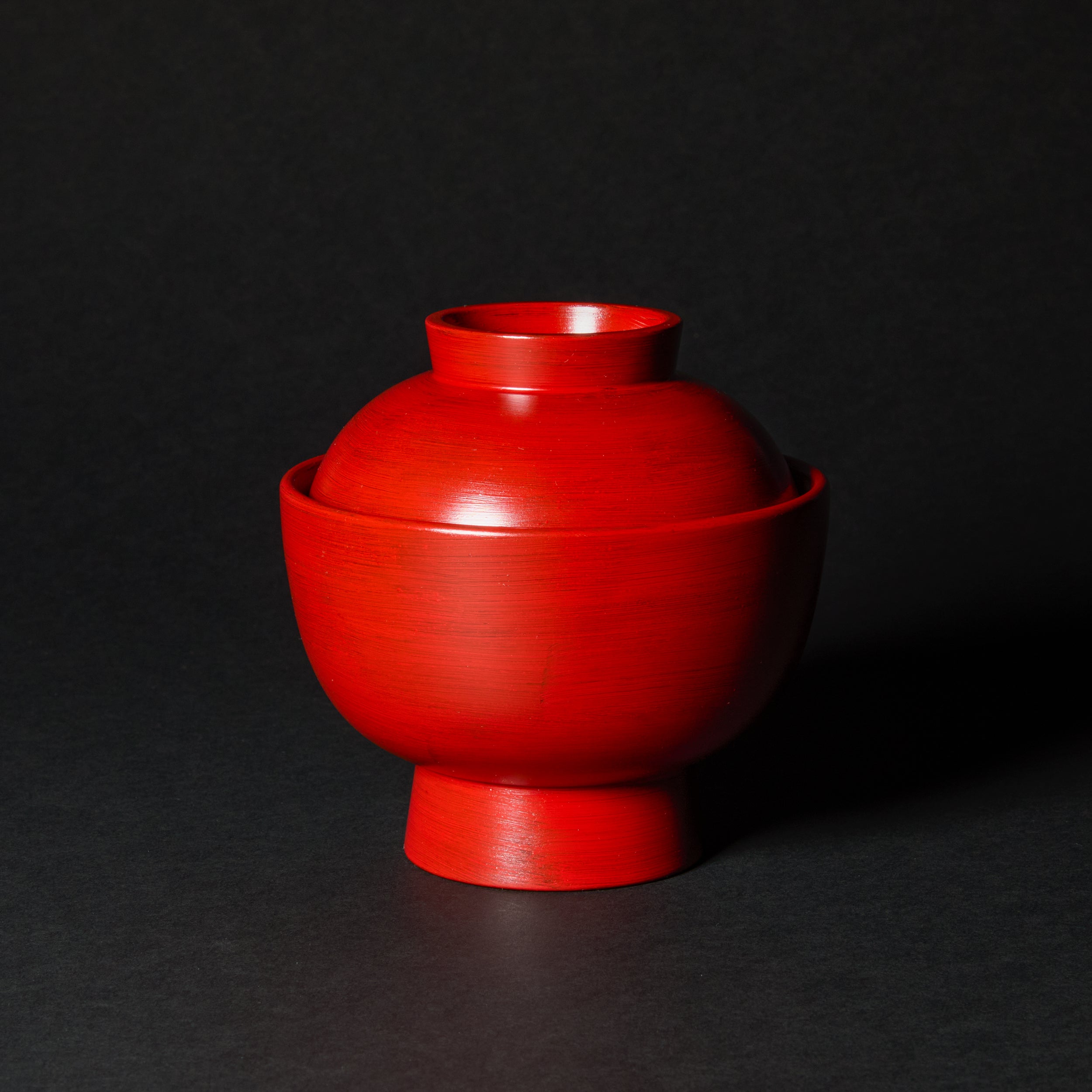Negoro Lacquer: Lidded Bowl
