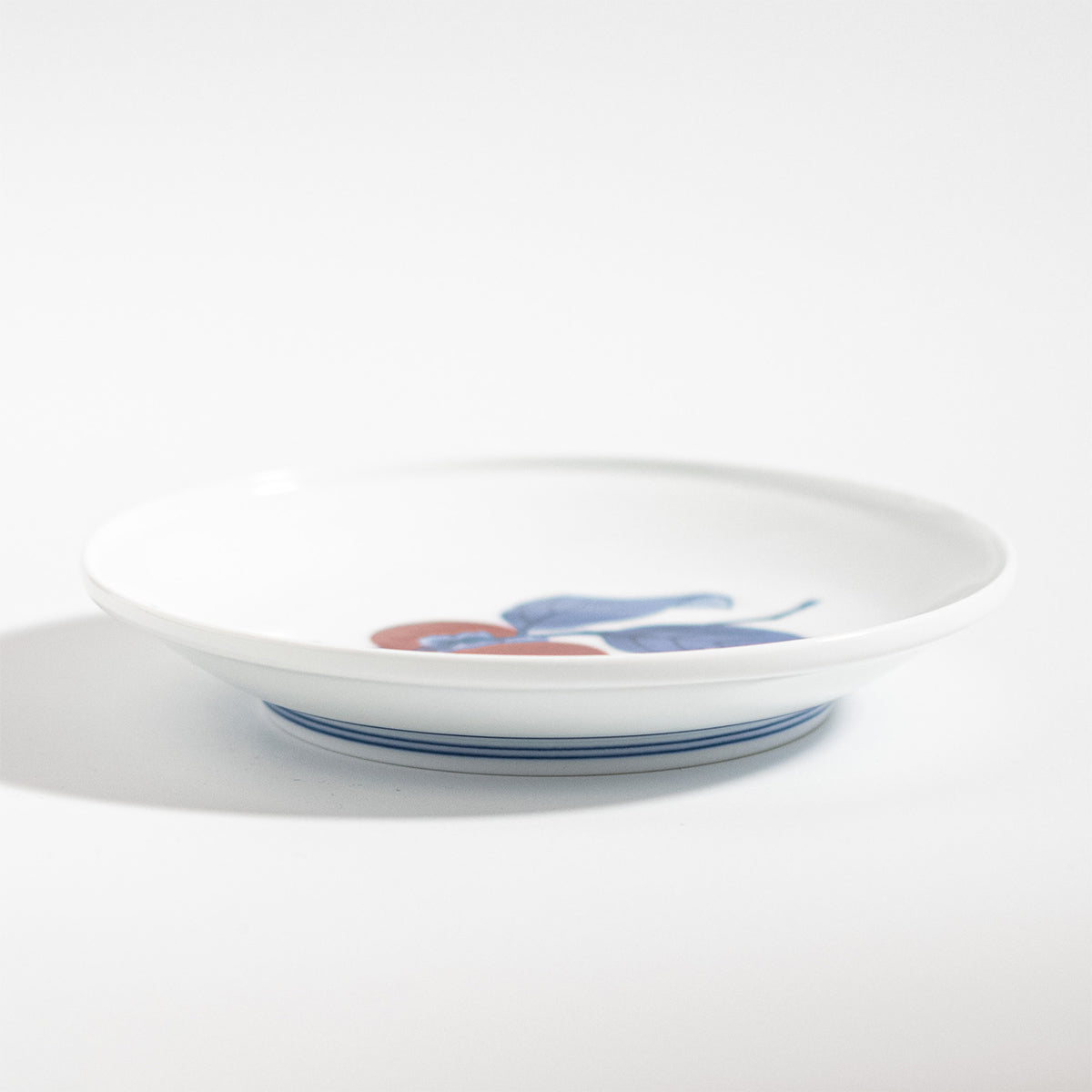 Arita Ware: Japanese Persimmon Motif Kakiemon Porcelain Plate