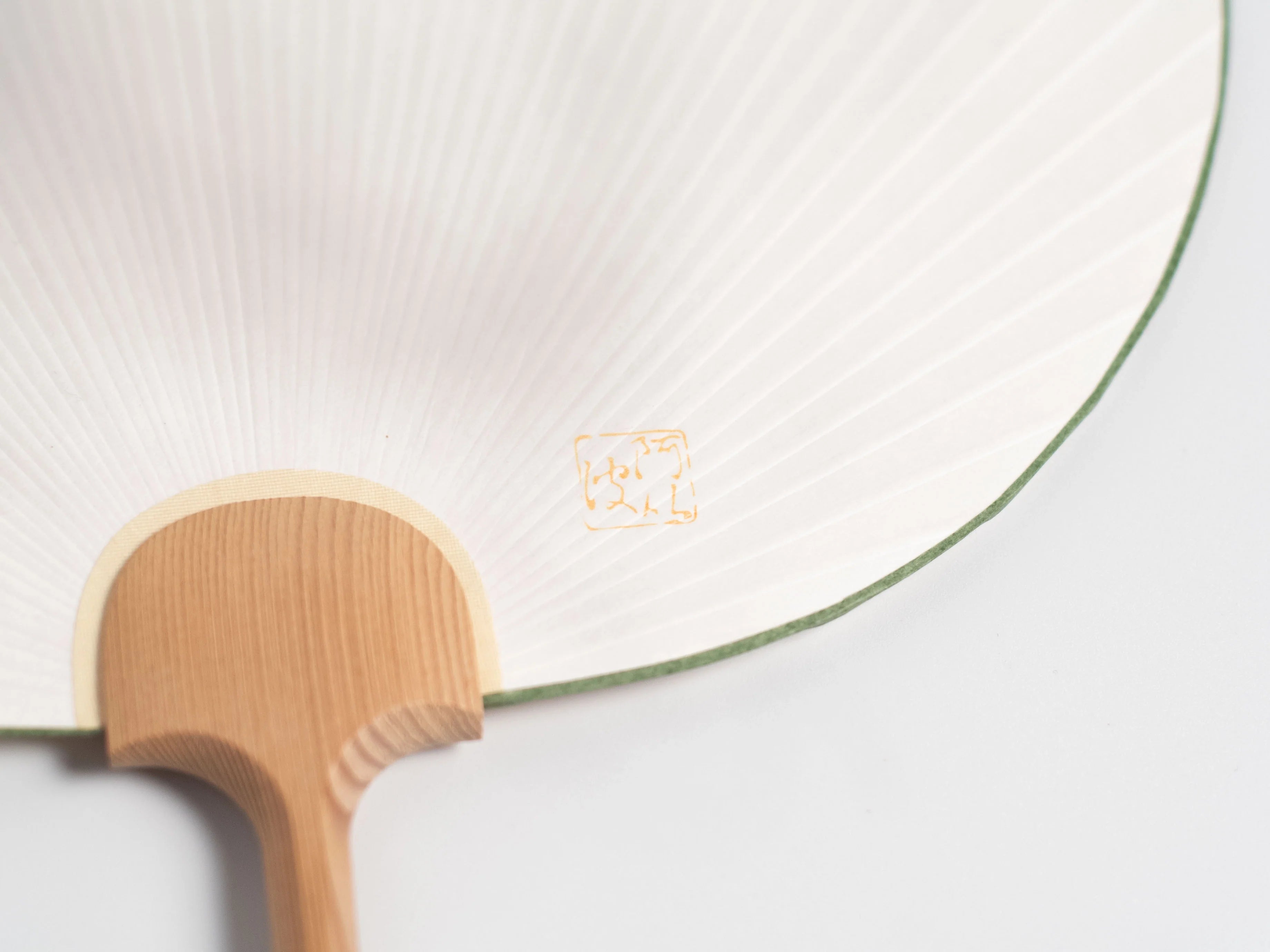Kyo Uchiwa – Yanagi (Willow) with Stand