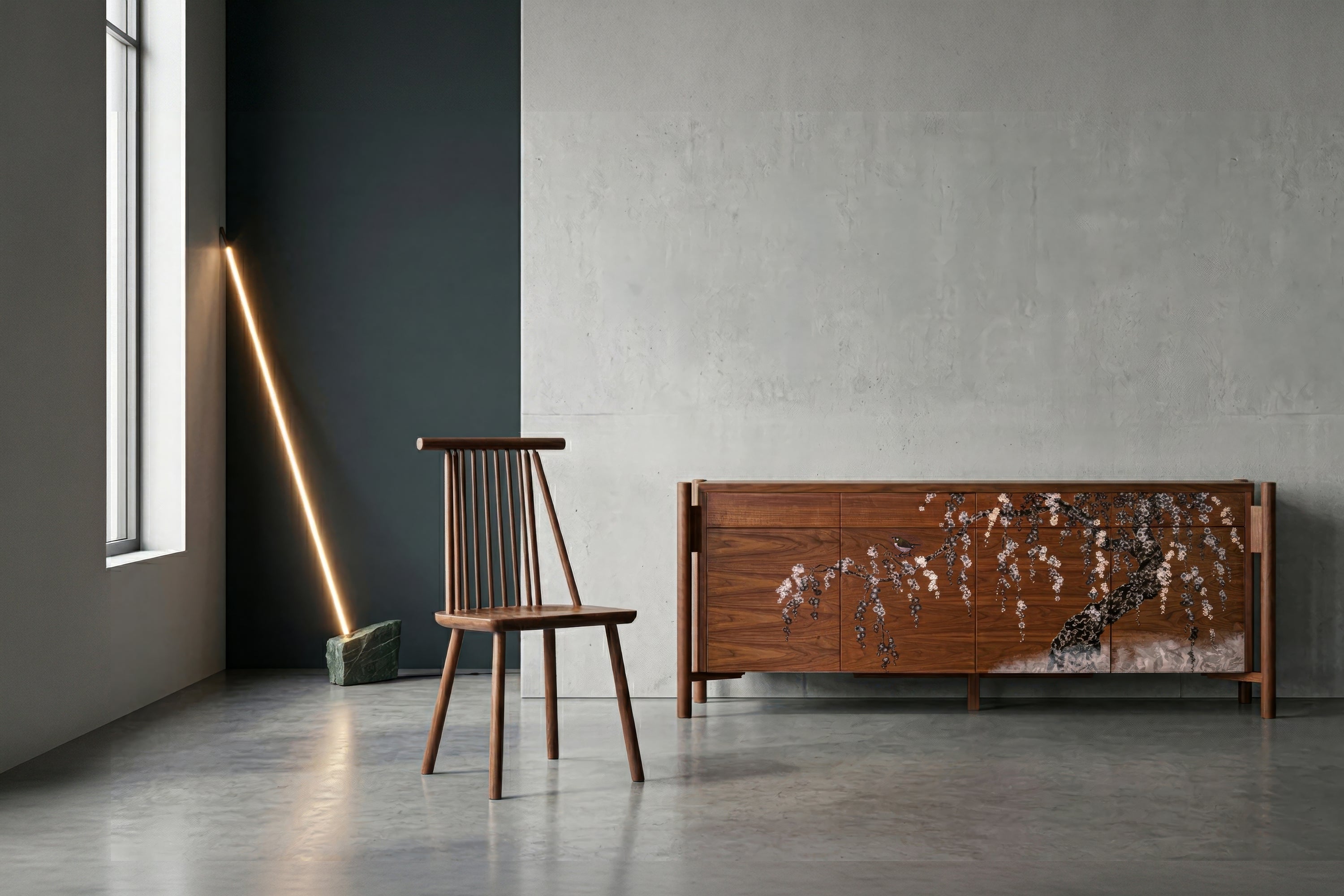 AREA｜floor lamp BLESSED STONE｜New York, Paris, Tokyo