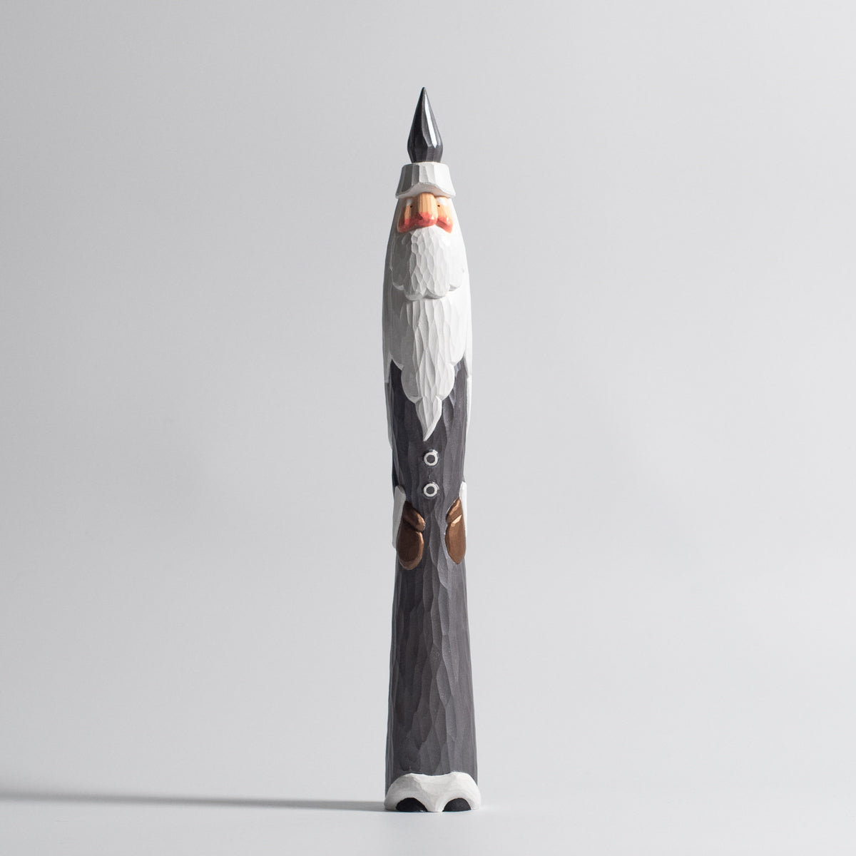 【美品】shimoo design　とんがりサンタ　ボタン3 Tongari Santa