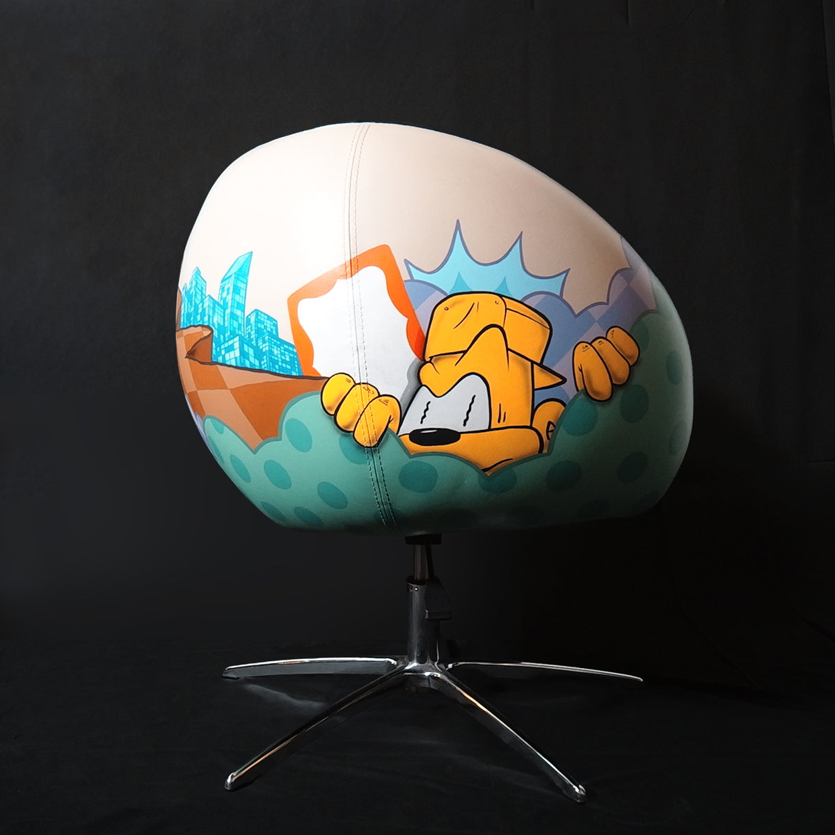 chair A-29 "KABUTO" — VANDALIZED Edition