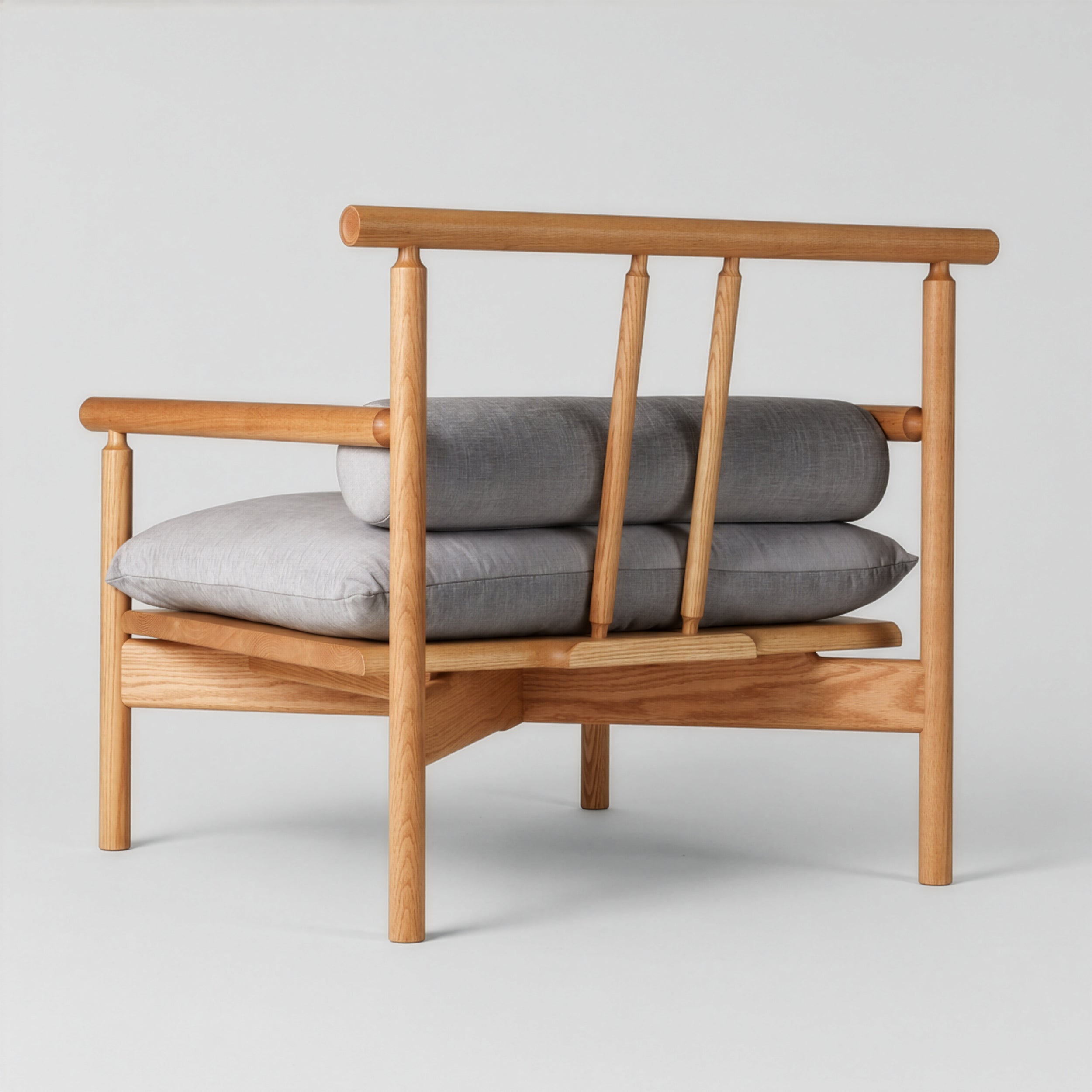 Fauteuil lounge A-25 « HASHIRAMA »