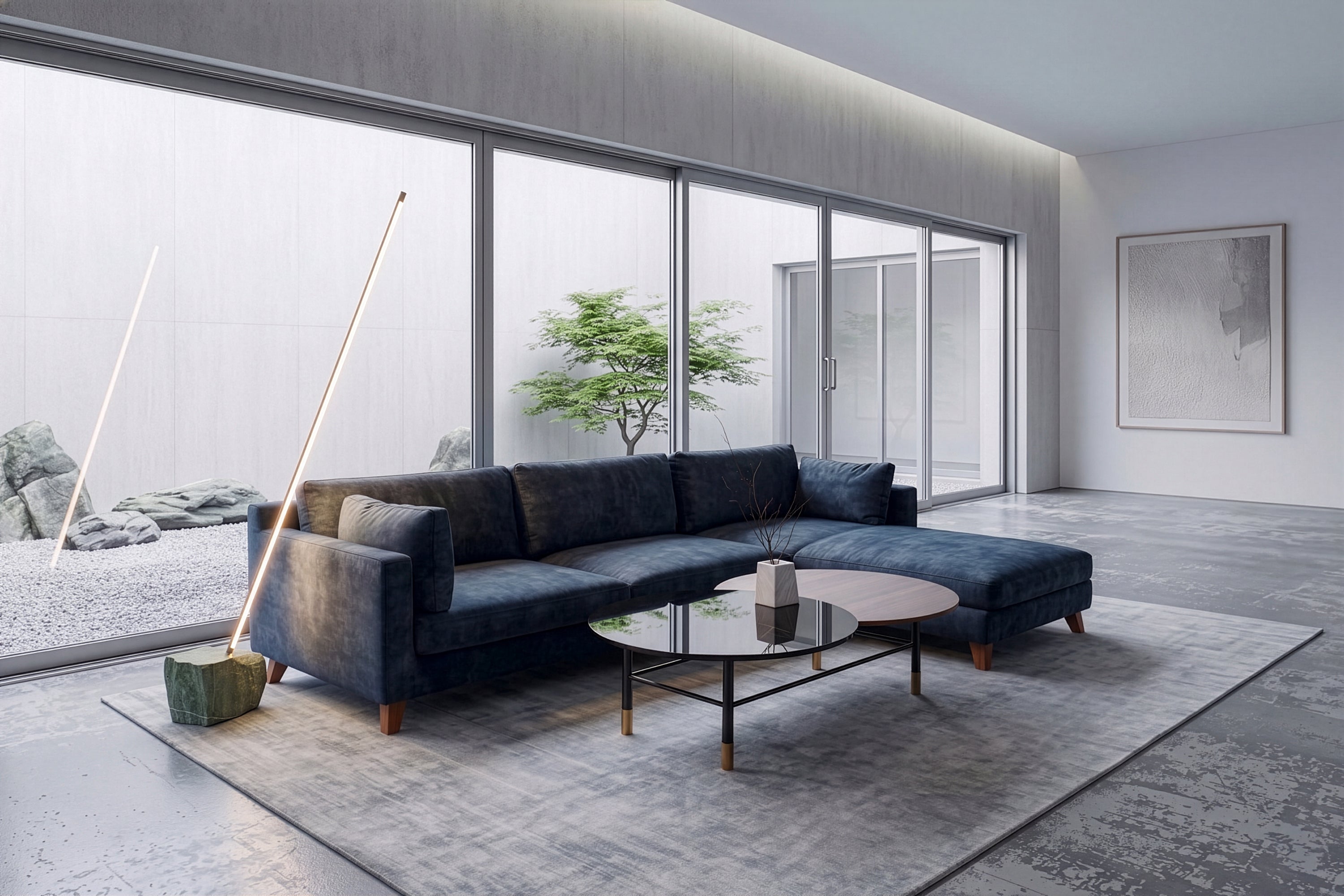 AREA｜floor lamp BLESSED STONE｜New York, Paris, Tokyo